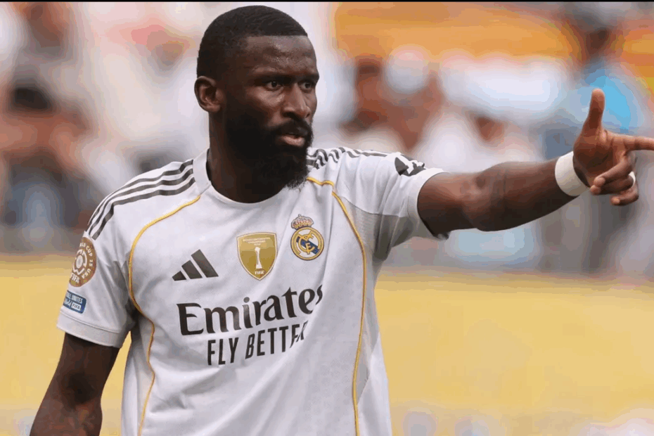 Rudiger expected to start against Juventus