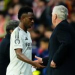 Vinicius and Carlo Ancelotti